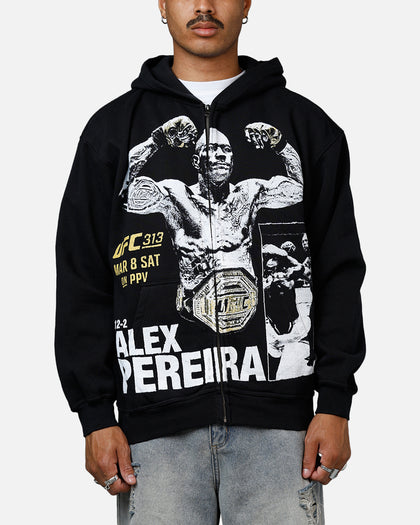 UFC By Culture Kings Alex Pereira 313 Zip-Up Hoodie Black