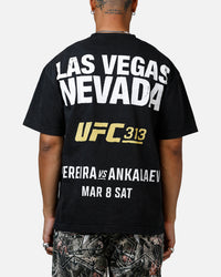 UFC By Culture Kings Justin Gaethje 313 T-Shirt Black Acidwash
