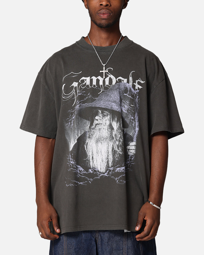 Buy American Thrift X The Lord Of The Rings Gandalf Heavy T-Shirt Black  Wash with crypto