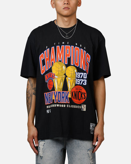 Mitchell & Ness New York Knicks 2-Time T-Shirt Faded Black