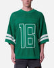 MNML Open Knit Varsity Jersey Kelly Green
