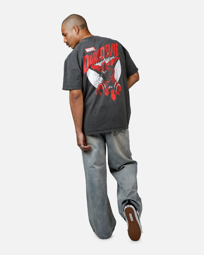 American Thrift Marvel Daredevil Comic Heavyweight T-Shirt Black Wash