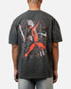 American Thrift Marvel Daredevil Face Heavyweight T-Shirt Black Wash