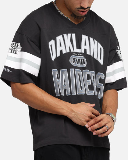 Mitchell & Ness Las Vegas Raiders XVIII Boxy T-Shirt Faded Black