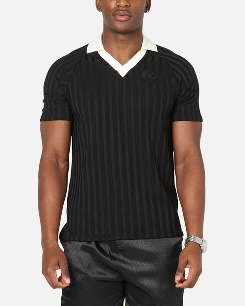 Sik Silk Polo T-Shirt Black