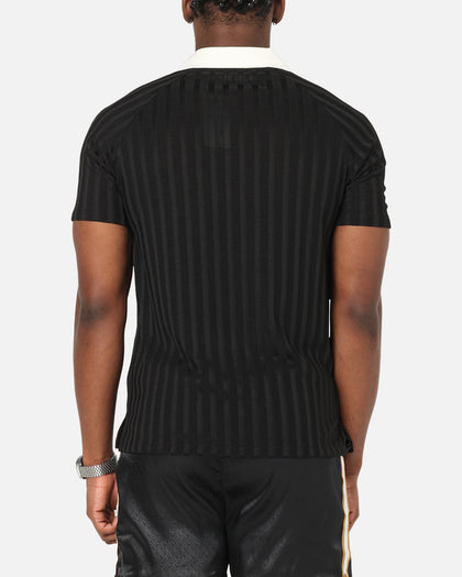 Sik Silk Polo T-Shirt Black