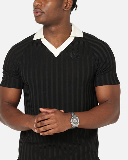 Sik Silk Polo T-Shirt Black