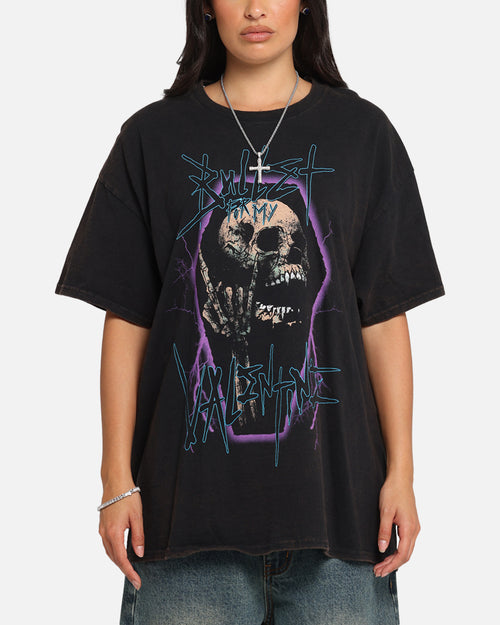 Bullet For My Valentine Metal Skull T-Shirt Black Vintage