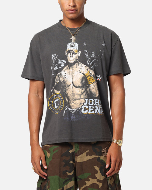 Culture Kings X WWE John Cena Wrestlemania XLI Heavy T-Shirt Black Wash