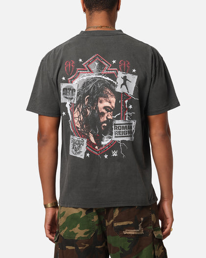 Culture Kings X WWE Roman Reigns Wrestlemania XLI Heavy T-Shirt Black Wash