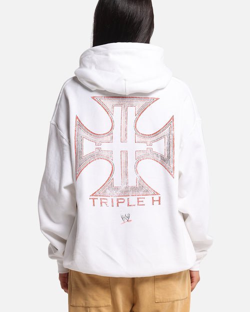 Culture Kings X WWE Triple H Wrestlemania XLI Premium Hoodie White