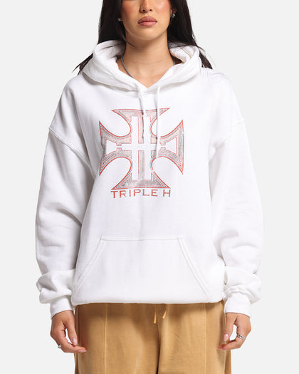 Culture Kings X WWE Triple H Wrestlemania XLI Premium Hoodie White