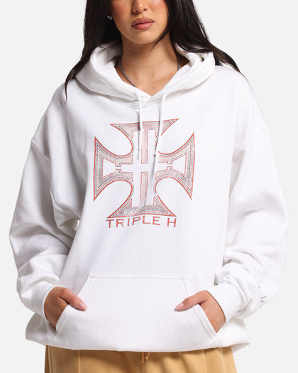Culture Kings X WWE Triple H Wrestlemania XLI Premium Hoodie White