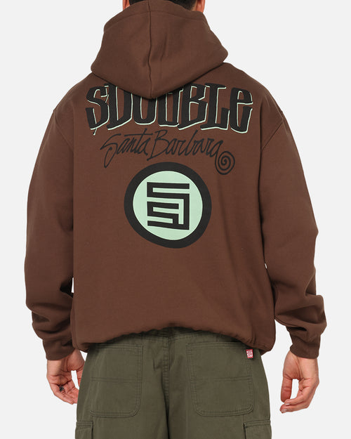 S Double Combo Platter Hoodie Washed Chocolate