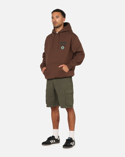 S Double Combo Platter Hoodie Washed Chocolate