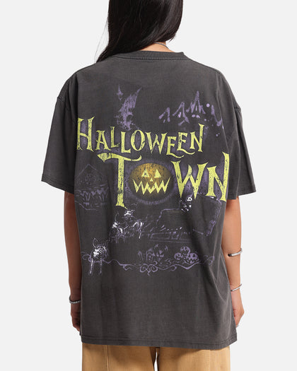 Goat Crew Disney Kingdom Hearts Halloween Town Heavy T-Shirt Black Wash