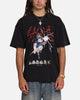 73Studio X Naruto Sasuke Abandon Vintage T-Shirt Black Acidwash