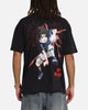 73Studio X Naruto Sasuke Abandon Vintage T-Shirt Black Acidwash