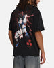 73Studio X Naruto Sasuke Abandon Vintage T-Shirt Black Acidwash
