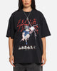 73Studio X Naruto Sasuke Abandon Vintage T-Shirt Black Acidwash