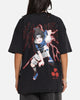 73Studio X Naruto Sasuke Abandon Vintage T-Shirt Black Acidwash
