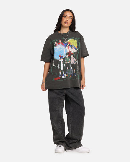 73Studio X Naruto Sasuke Retrieval Heavy T-Shirt Black Wash