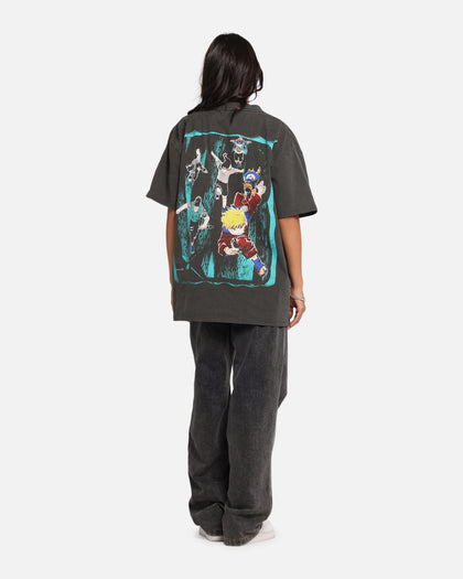 73Studio X Naruto Sasuke Retrieval Heavy T-Shirt Black Wash