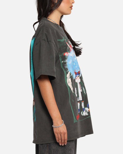 73Studio X Naruto Sasuke Retrieval Heavy T-Shirt Black Wash