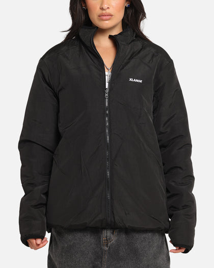 X-Large Camo Reversible Sherpa Jacket Black