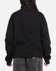 X-Large Funky Quarter Zip Crewneck Black