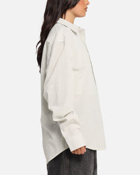 X-Large Oxford Script Button Up Shirt Olive