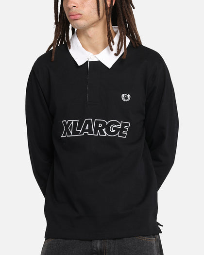 X-Large XL Wreath Rugby Jersey Black