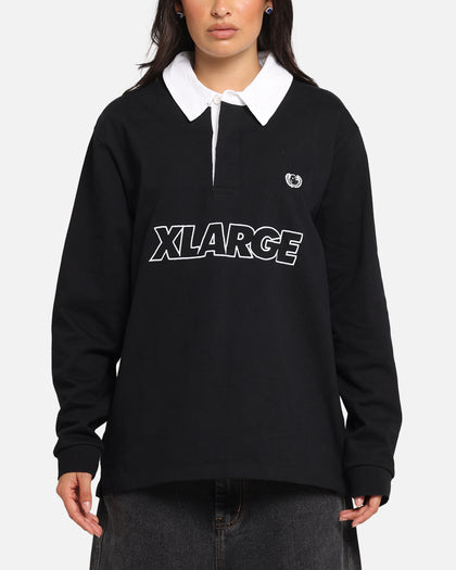 X-Large XL Wreath Rugby Jersey Black