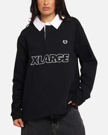 X-Large XL Wreath Rugby Jersey Black