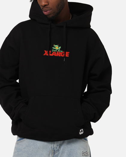 X-Large Frog Hoodie Pigment Black