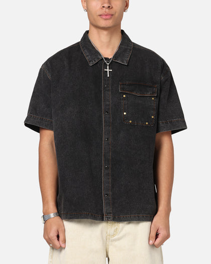 Saint Morta Rodeo Drive Button Up Shirt Black