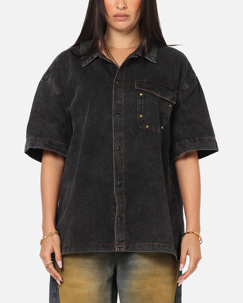 Saint Morta Rodeo Drive Button Up Shirt Black