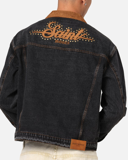 Saint Morta Rodeo Drive Denim Jacket Black Shadow