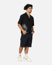 Carre Hand Picked Button Up Shirt Black