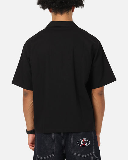 Carre Hand Picked Button Up Shirt Black