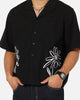 Carre Hand Picked Button Up Shirt Black