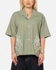 Carre Hand Picked Button Up Shirt Green