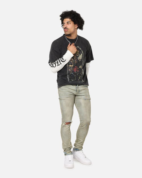 Saint Morta Kingdomcome Long Sleeve T-Shirt Vintage Black