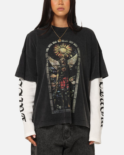 Saint Morta Kingdomcome Long Sleeve T-Shirt Vintage Black