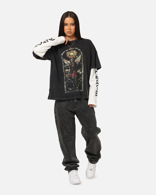 Saint Morta Kingdomcome Long Sleeve T-Shirt Vintage Black