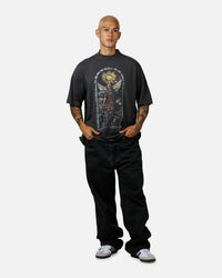 Saint Morta Kingdomcome Boxy T-Shirt Washed Charcoal