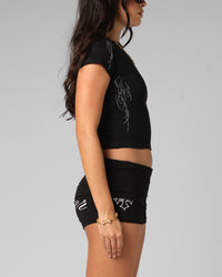 Loiter Women's Opaque Baby T-Shirt Black