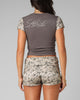 Loiter Women's Opaque Baby T-Shirt Black/Camo