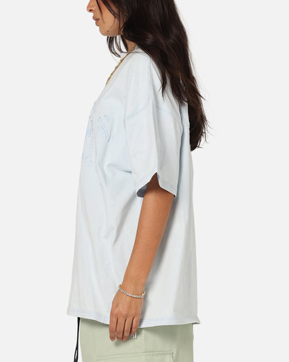 Carre Con Star Oversized T-Shirt Baby Blue