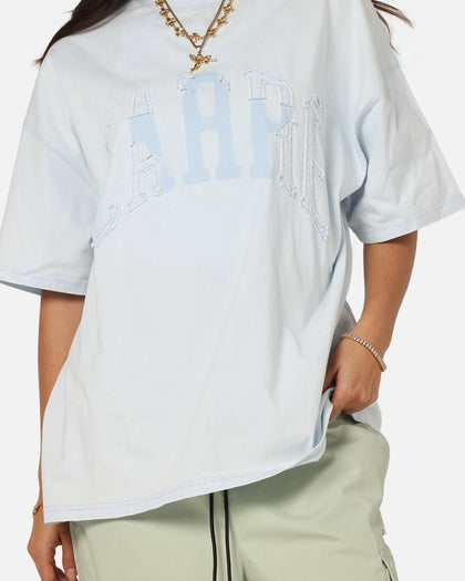 Carre Con Star Oversized T-Shirt Baby Blue